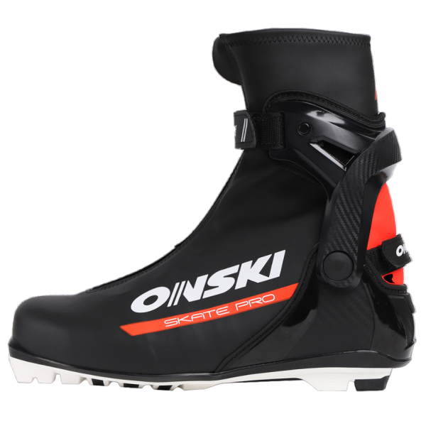 Ботинки для беговых лыж ONSKI Skate Pro S86323 черный/красный 42 р.