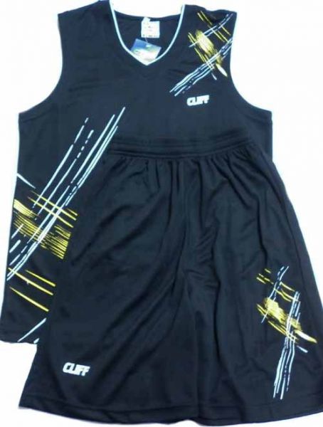 Комплект баскетбольной формы Cliff 3280 4XL 52-54 Черный